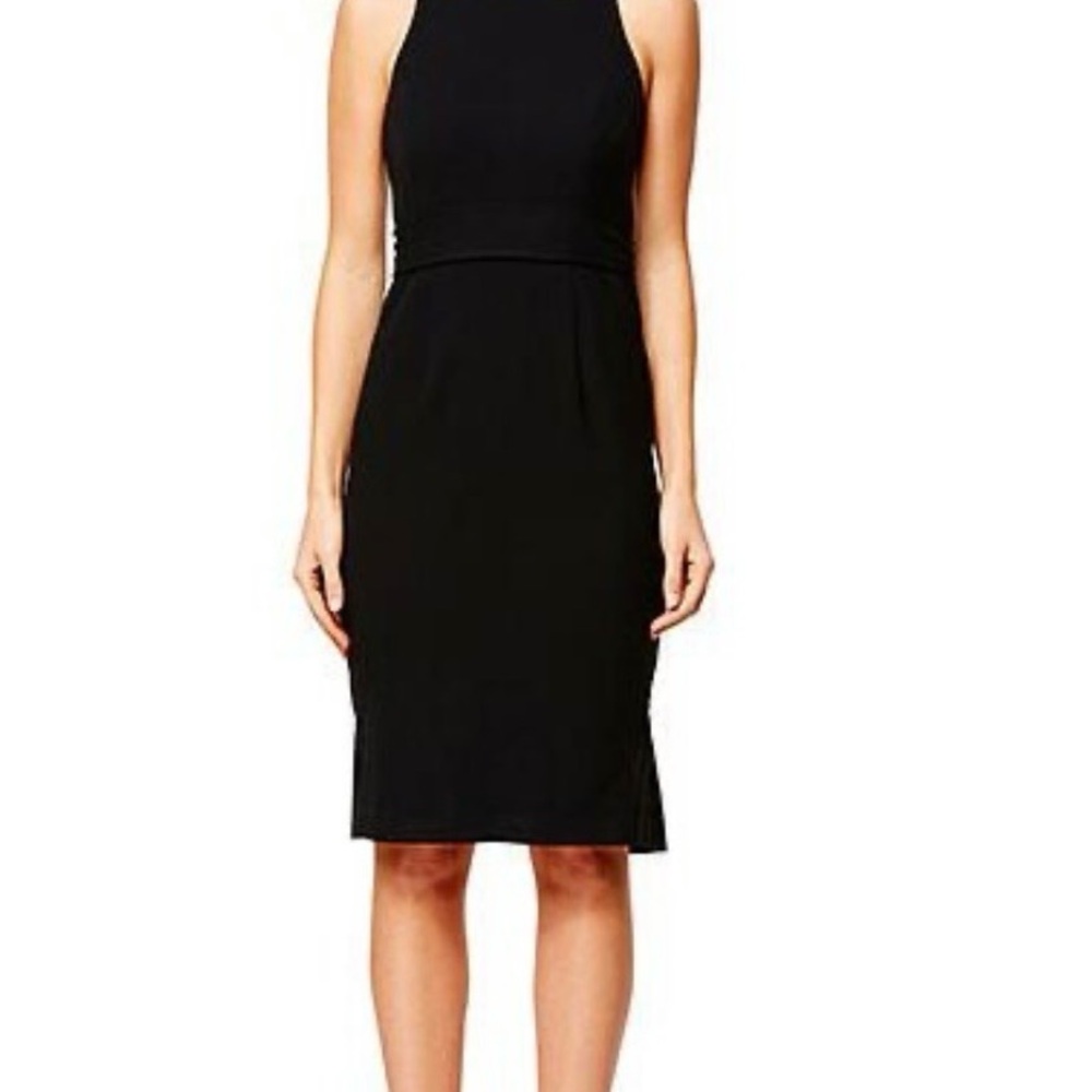 Target Yours Sincerely Black Sleeveless Sheath Dress High Neck Size 12 NWT $89